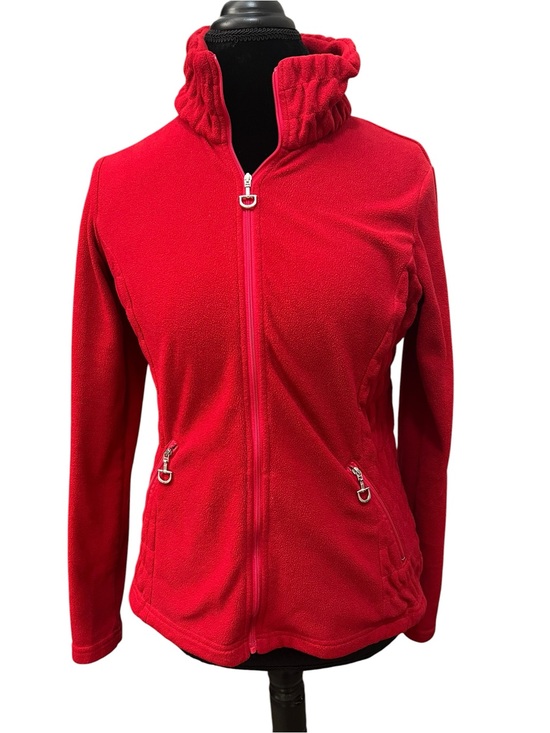 Ariat Jackets & Blazers - Ariat Women's Red Full-Zip Fleece Utility Jacket Sz S EUC